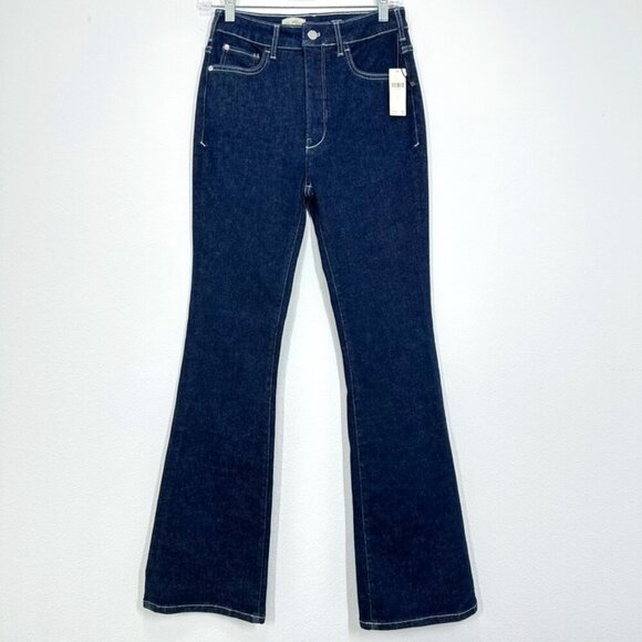 Pilcro Anthropologie The Icon High Rise Wide Leg Size 27 NWT Dark Wash Jeans - Picture 1 of 10